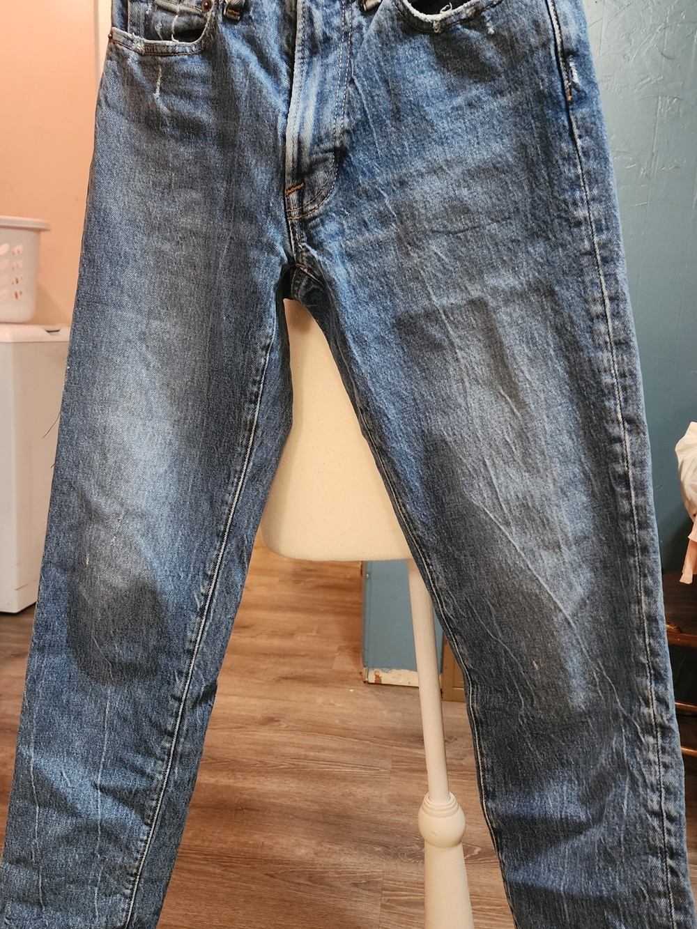Abercrombie & Fitch Women's Straight-Leg Blue Jeans Sz 28x30